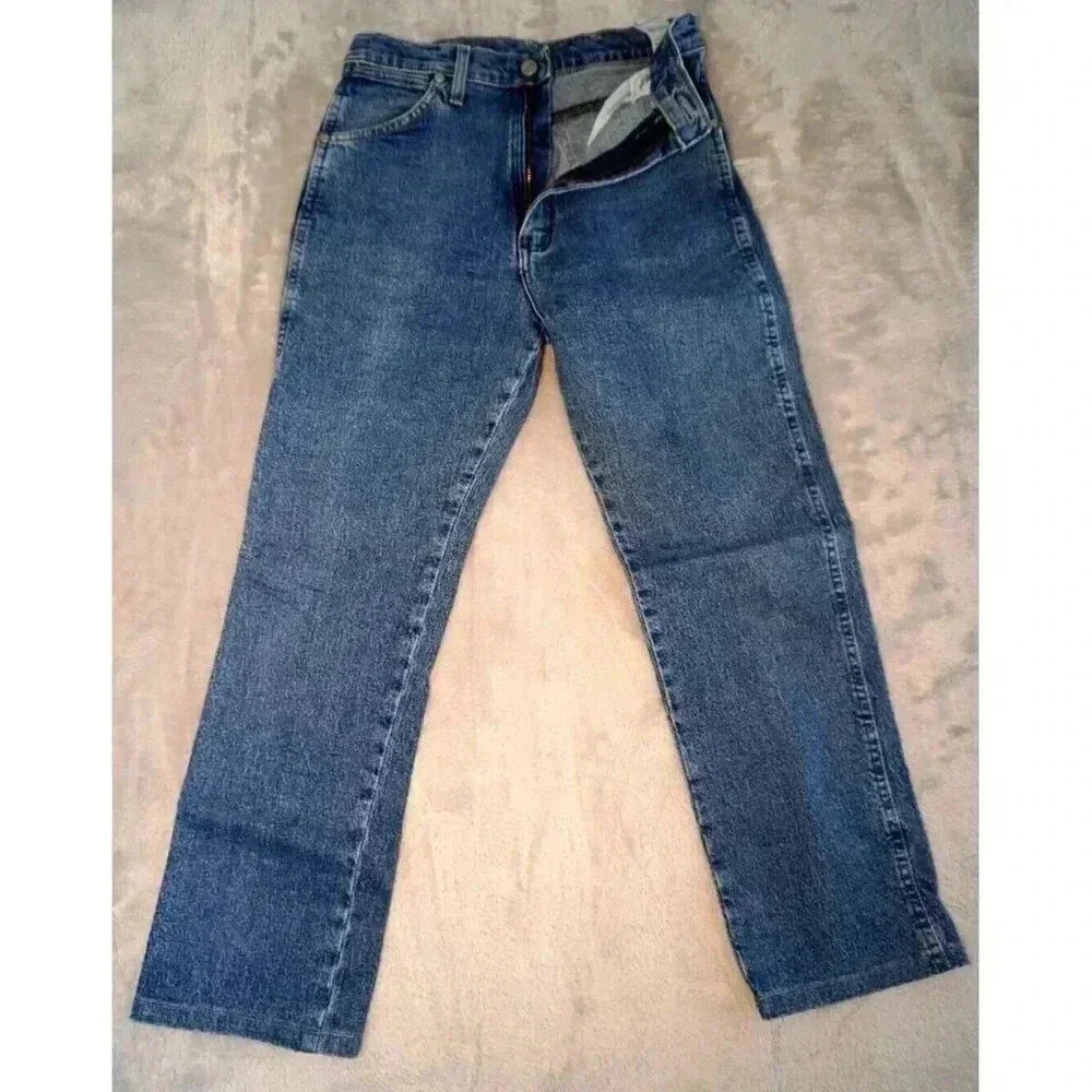 Vintage Wrangler Highrise Cowboy Cut Jeans Women's Size 26x26 Blue Denim